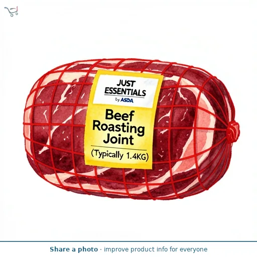 JUST ESSENTIALS by ASDA Beef Roasting Joint (Typically 1.4KG)