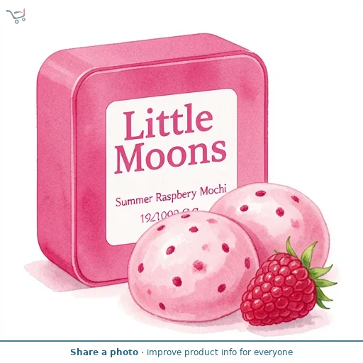 Little Moons Summer Raspberry Mochi