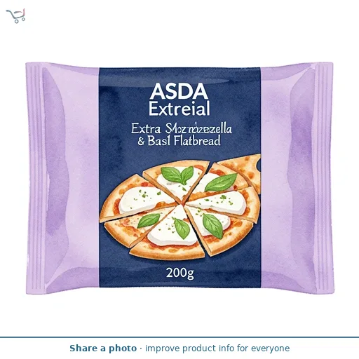 ASDA Extra Special Extra Special Mozzarella & Basil Flatbread 200g