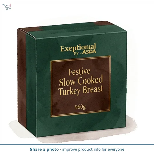 Exceptional by ASDA Festive Slow Cooked Turkey Breast 960g