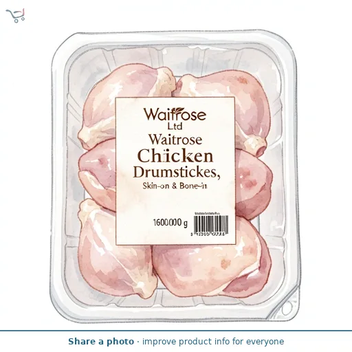 Waitrose Chicken Drumsticks, Skin-on & Bone-in