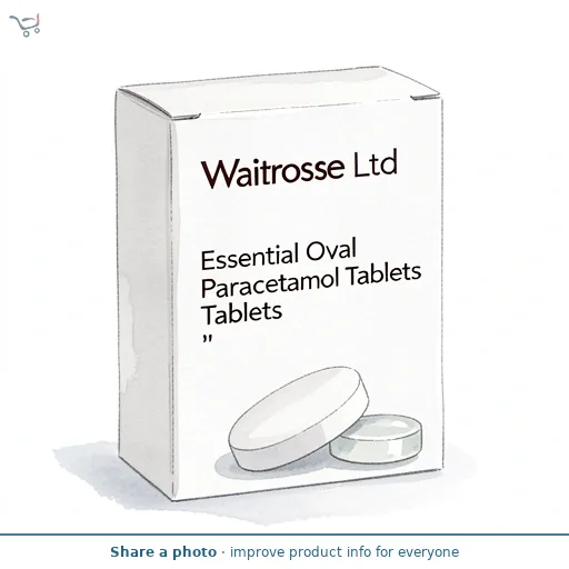 Essential Oval Paracetamol Tablets