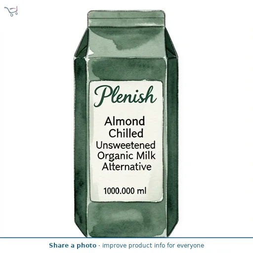Plenish Almond Chilled Unsweetened Organic Milk Alternative