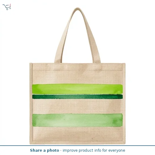 Waitrose Green Stripe Bag
