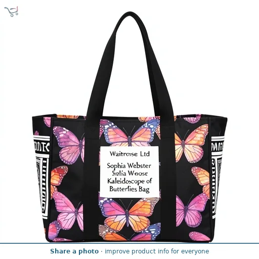 Waitrose Sophia Webster Kaleidoscope of Butterflies Bag