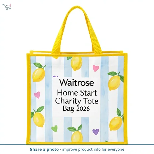 Waitrose Home Start Charity Tote Bag 2026
