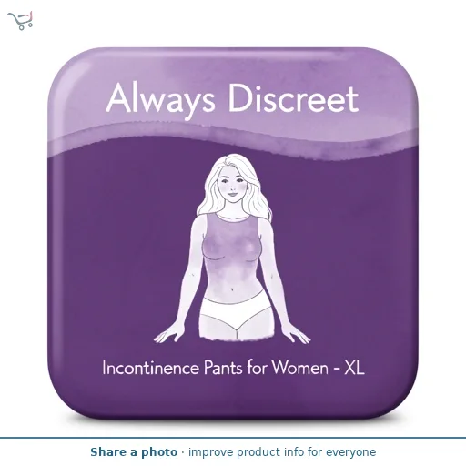 Always Discreet Incontinence Pants for Women - XL