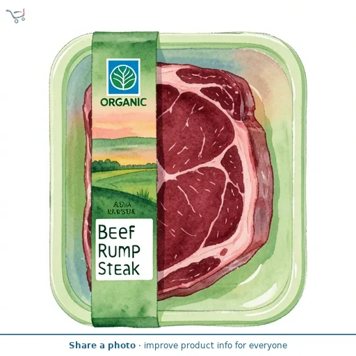 ASDA Organic Beef Rump Steak