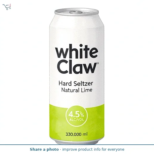 White Claw Hard Seltzer Natural Lime
