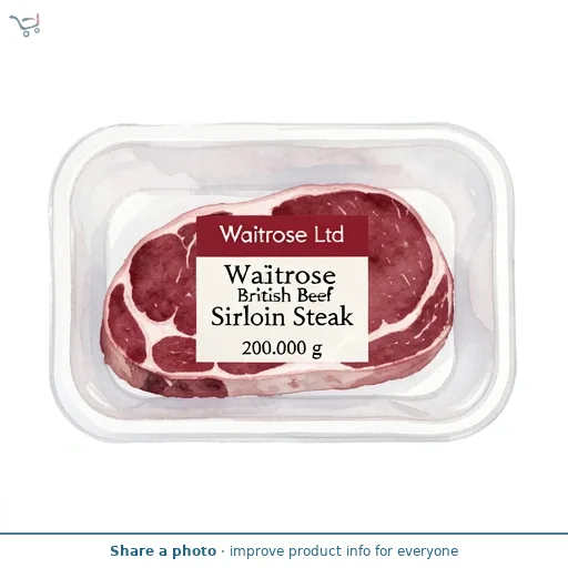 Waitrose British Beef Sirloin Steak