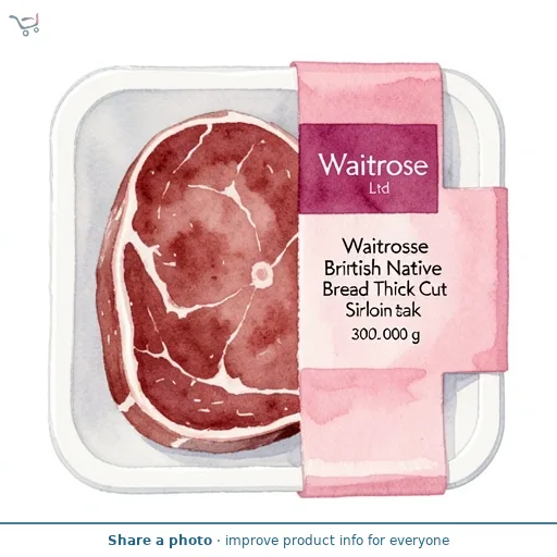 Waitrose British Native Breed Thick Cut Sirloin Steak