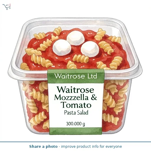 Waitrose Mozzarella & Tomato Pasta Salad