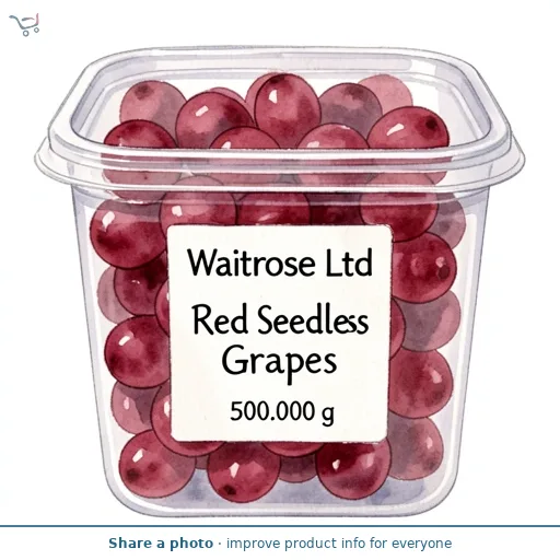 Waitrose Red Seedless Grapes