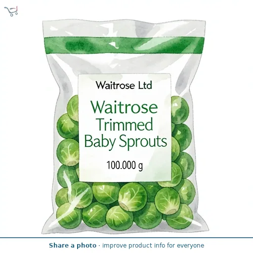 Waitrose Trimmed Baby Sprouts