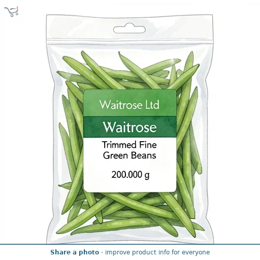 Waitrose Trimmed Fine Green Beans