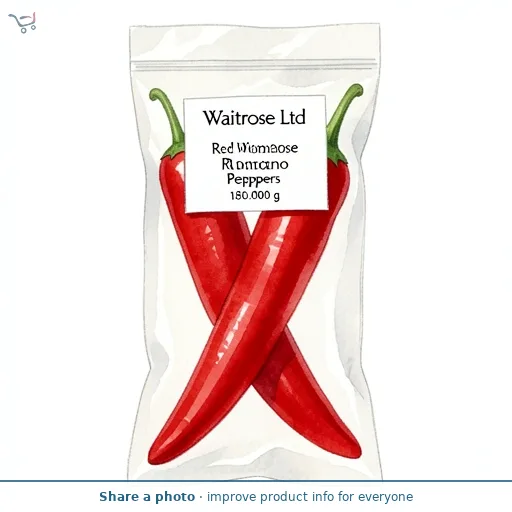 Waitrose Red Romano Peppers