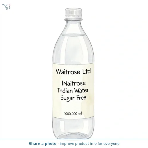 Waitrose Indian Tonic Water Sugar Free