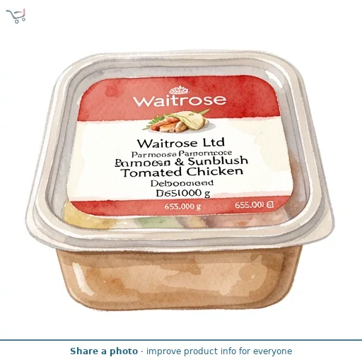 Waitrose Parmesan & Sunblush Tomato Deboned Chicken
