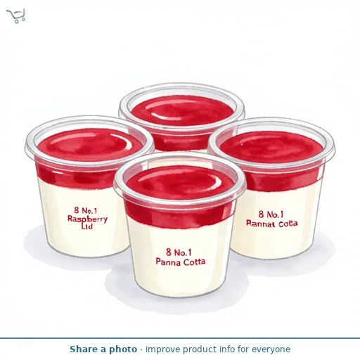 8 No.1 Raspberry Panna Cotta