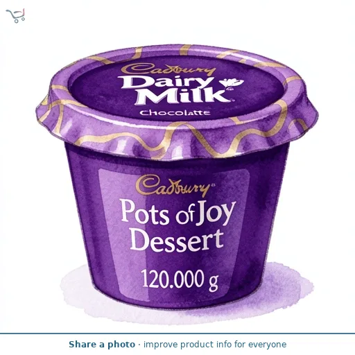 Cadbury Dairy Milk Pots of Joy Chocolate Dessert
