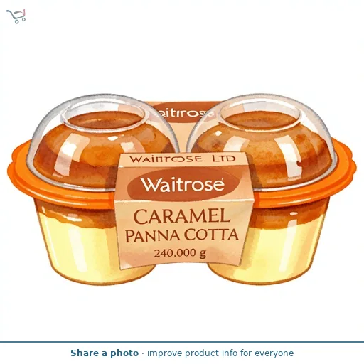 Waitrose Caramel Panna Cotta