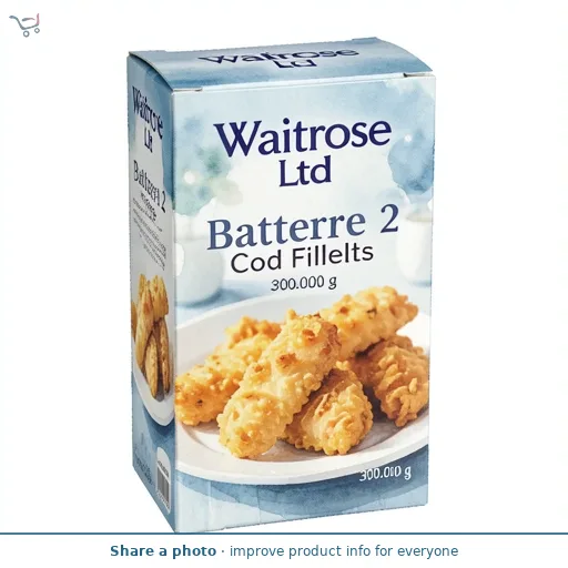 Waitrose 2 Battered Cod Fillets