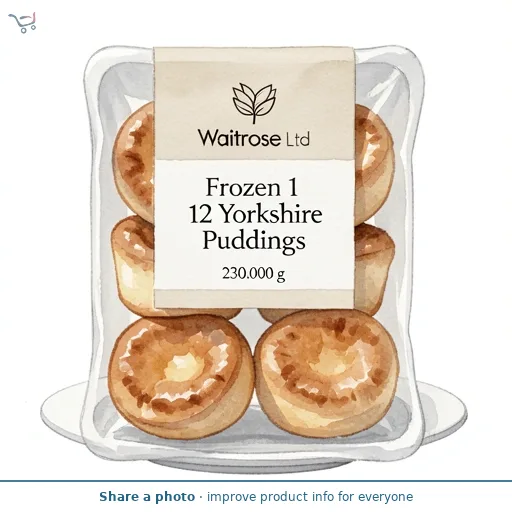 Waitrose Frozen 12 Yorkshire Puddings