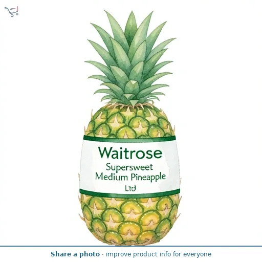 Waitrose Supersweet Medium Pineapple
