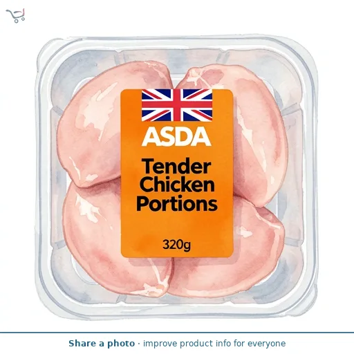 ASDA Tender Chicken Breast Portions 320g