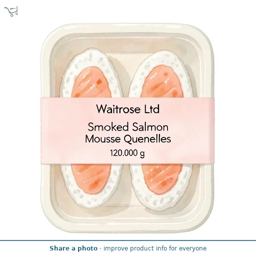 Waitrose 2 Smoked Salmon Mousse Quenelles