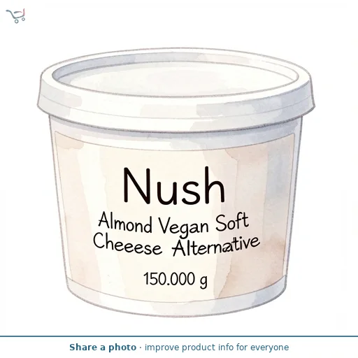 Nush Almond Vegan Soft Cheese Alternative