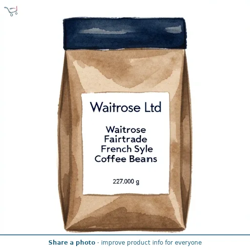 Waitrose Fairtrade French Style Coffee Beans