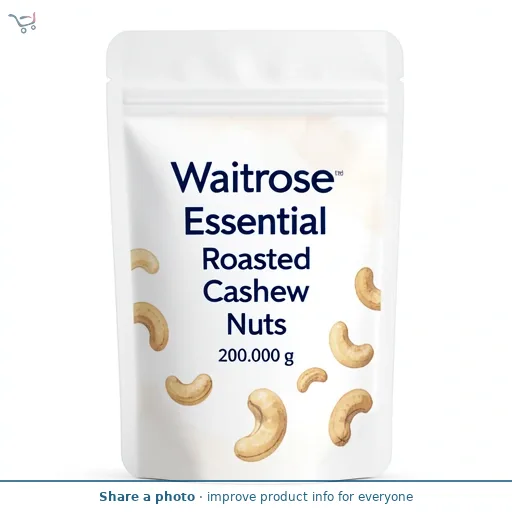 Waitrose Essential Roasted Salted Cashew Nuts