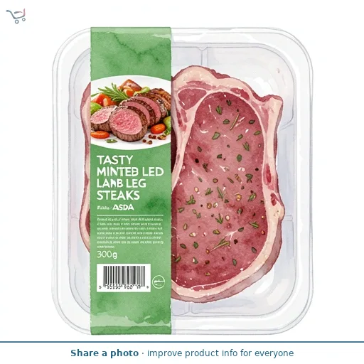 ASDA Tasty Minted Lamb Leg Steaks 300g