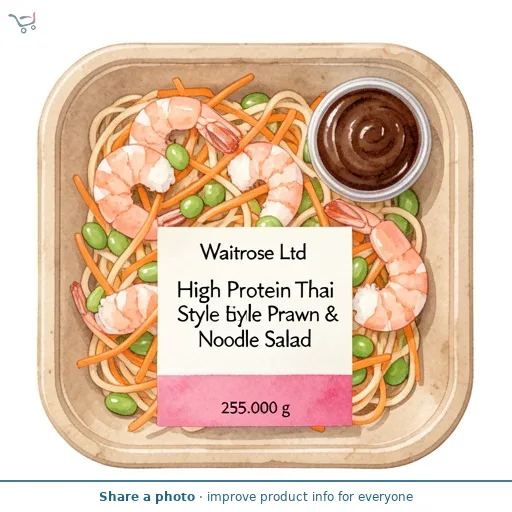 High Protein Thai Style Prawn & Noodle Salad