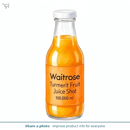Waitrose Turmeric Fruit Juice Shot
