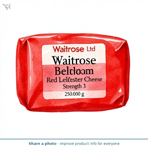 Waitrose Belton Red Leicester Cheese Strength 3