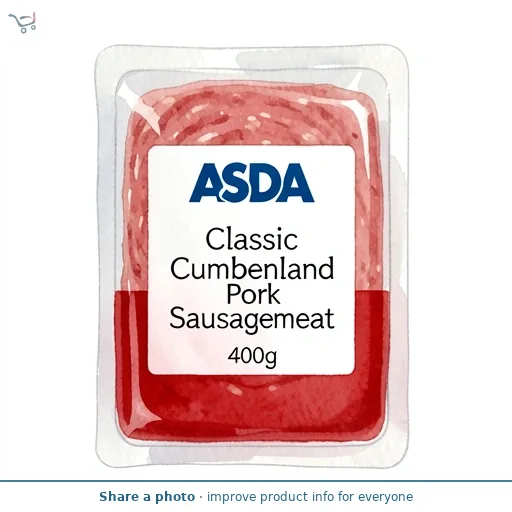 ASDA Classic Cumberland Pork Sausagemeat 400g