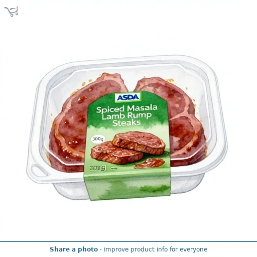 ASDA Spiced Masala Lamb Rump Steaks 300g