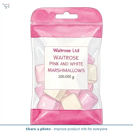 Waitrose Pink and White Marshmallows
