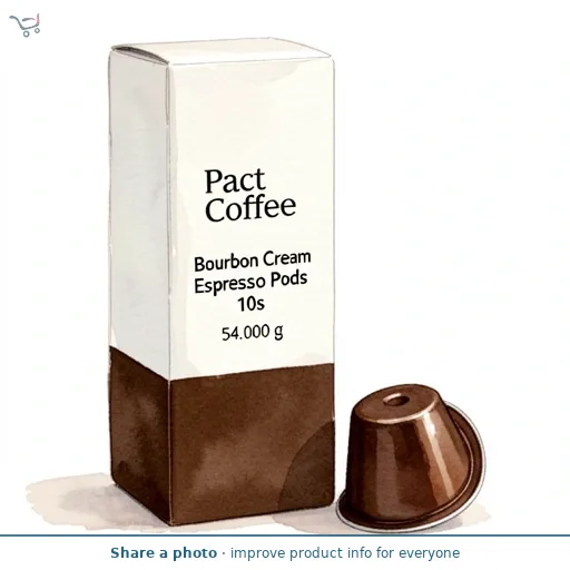 Pact Coffee Bourbon Cream Espresso Pods 10s
