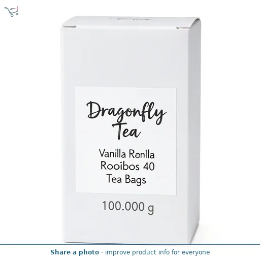 Dragonfly Tea Vanilla Rooibos 40 Tea Bags