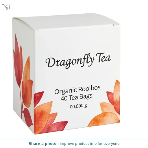 Dragonfly Tea Organic Rooibos 40 Tea Bags