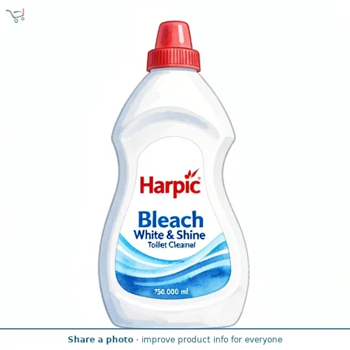 Harpic Bleach White & Shine Toilet Cleaner Original