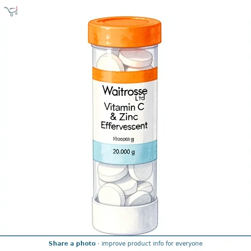 Waitrose Vitamin C & Zinc Effervescent