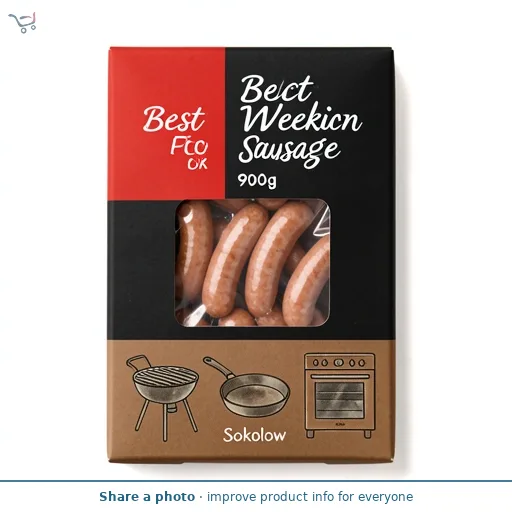 Sokolow Best Selection Weekend Sausage 900g