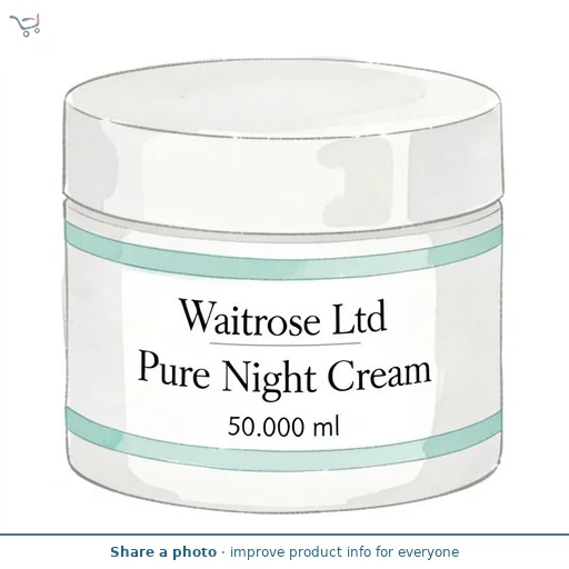 Waitrose Pure Night Cream