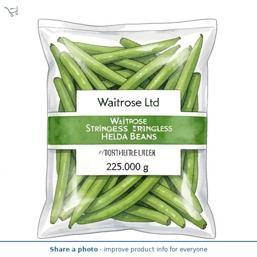 Waitrose Stringless Helda Beans