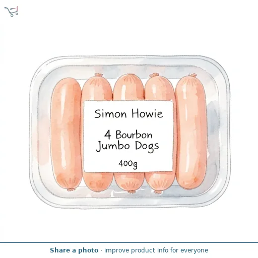 Simon Howie 4 Bourbon Jumbo Dogs 400g