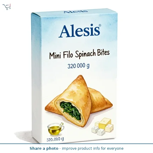 Alesis Mini Filo Spinach Bites